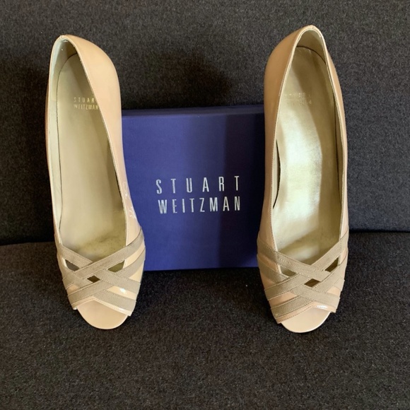 Stuart Weitzman Red Patent Pointed Pumps Size 38 Stuart  Stuart Weitzman Patent Leather Heels